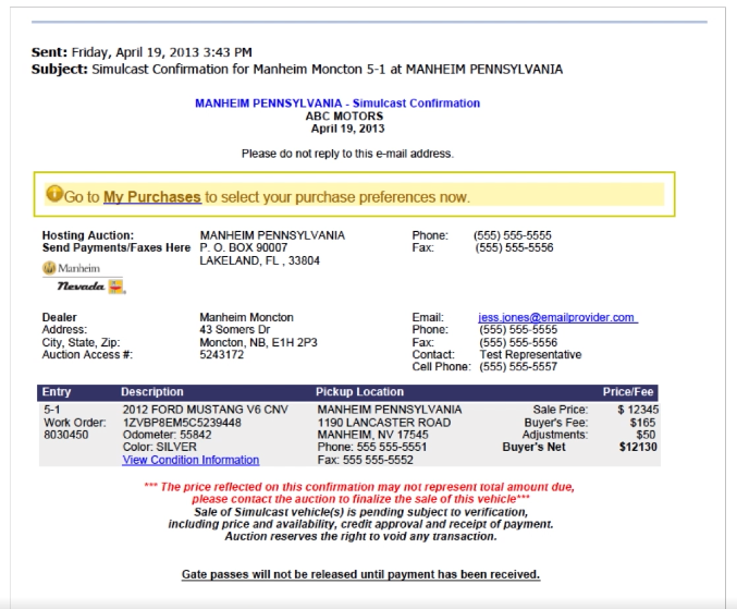 Check Your Confirmation Emails